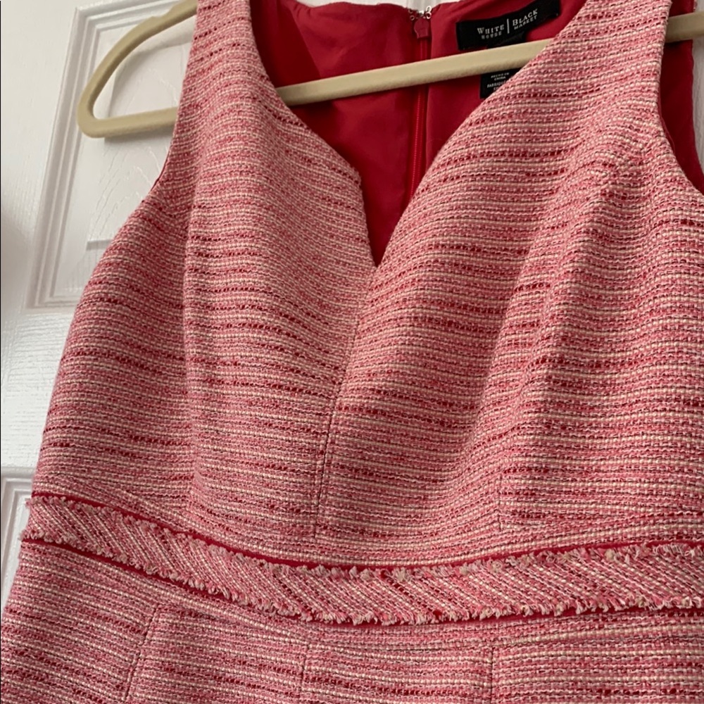 Women's Pink Tweed Dress